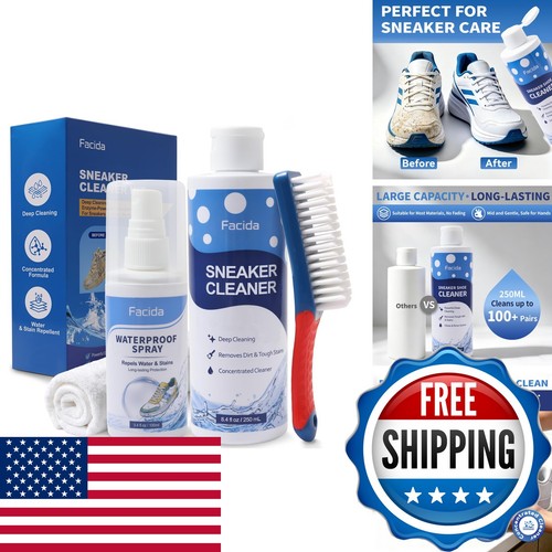Shoe cleaner kit for sneakers - cleaner,